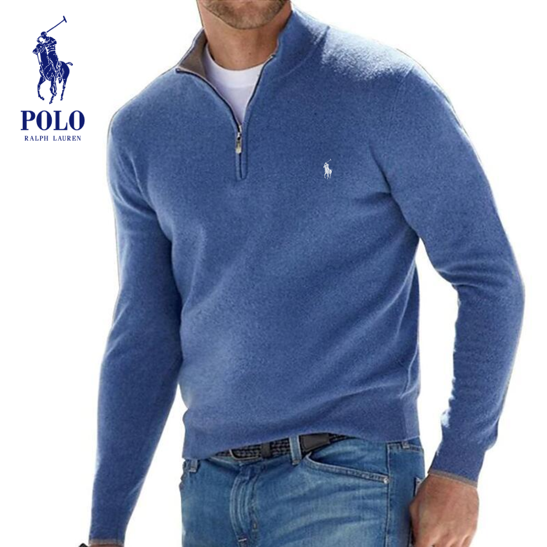 Ꮢ-Ⅼ Il Maglione con Zip che Conquista