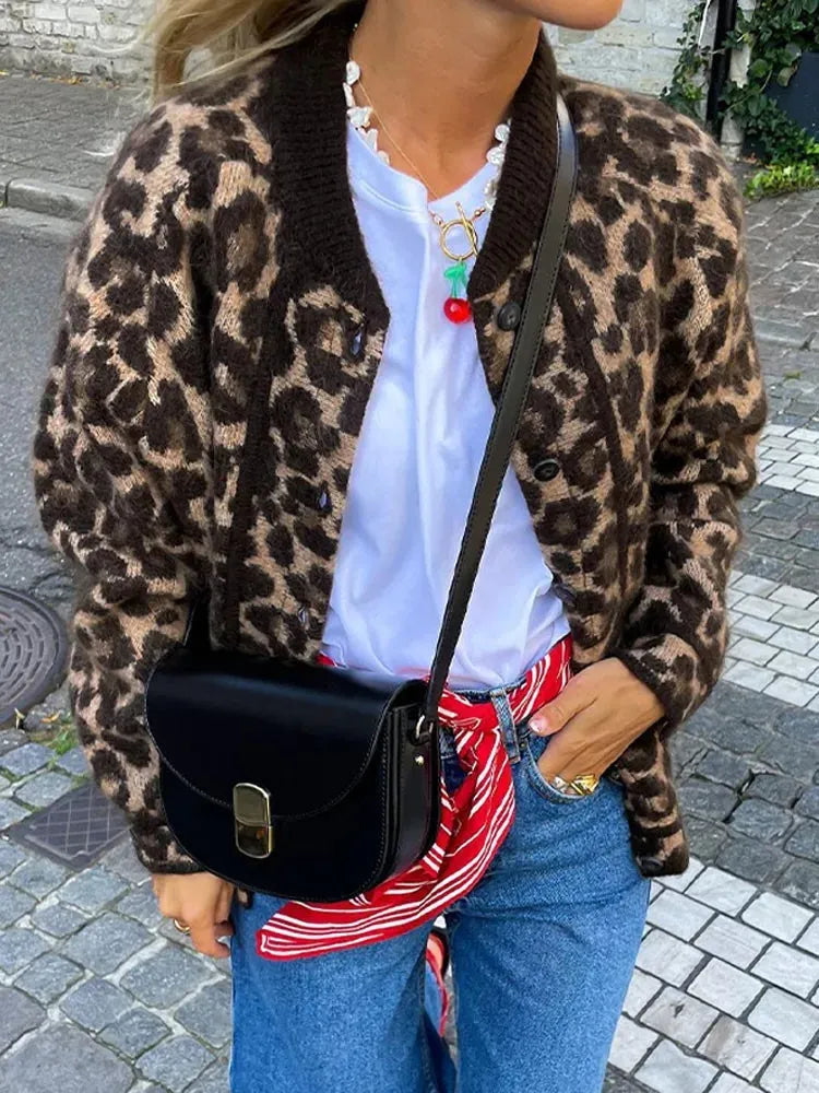 Leopard Cardigan