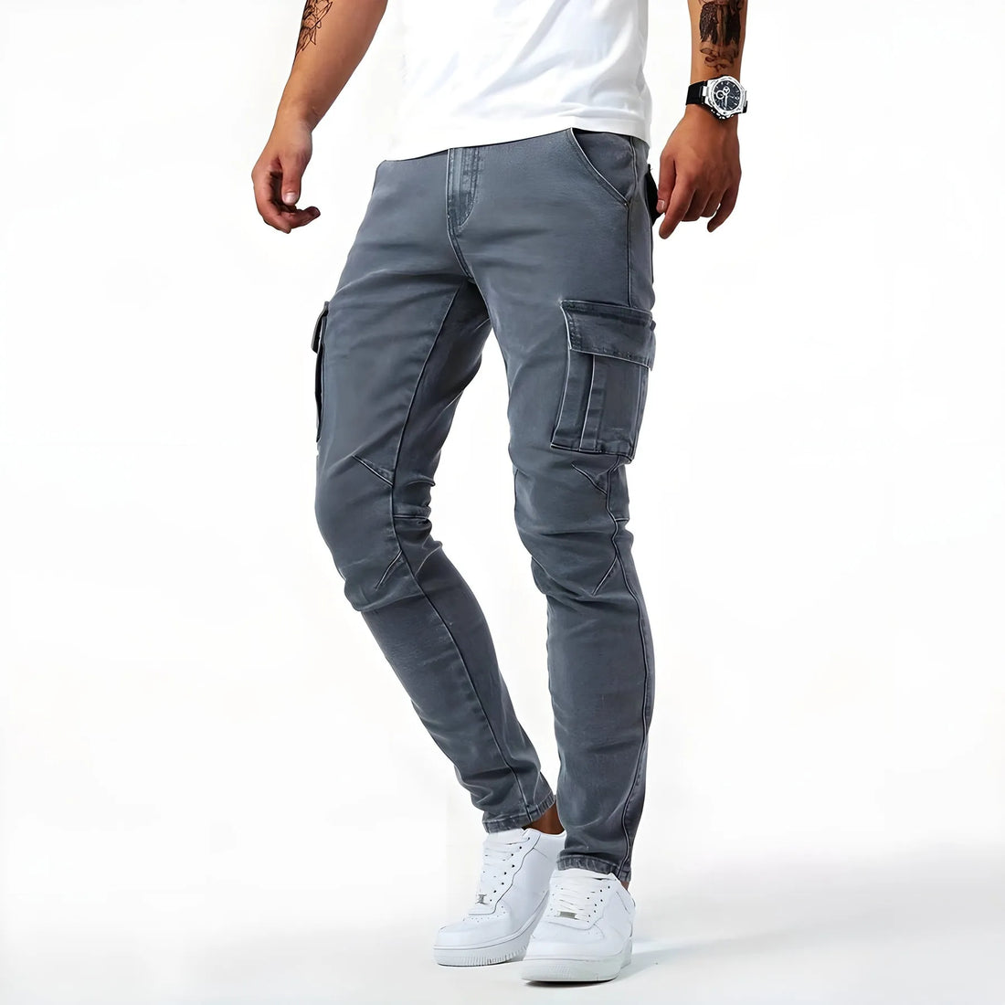 Comfort Stretch Cargo Jeans