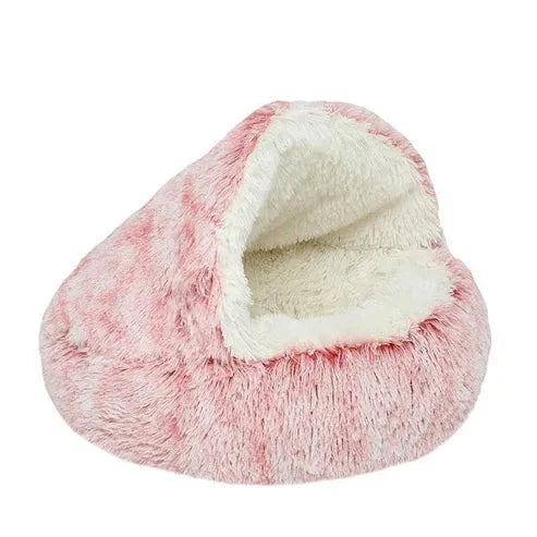Cozy and Comfortable Round Plush Pet Bed