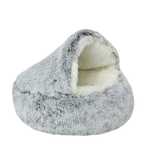Cozy and Comfortable Round Plush Pet Bed
