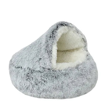 Cozy and Comfortable Round Plush Pet Bed