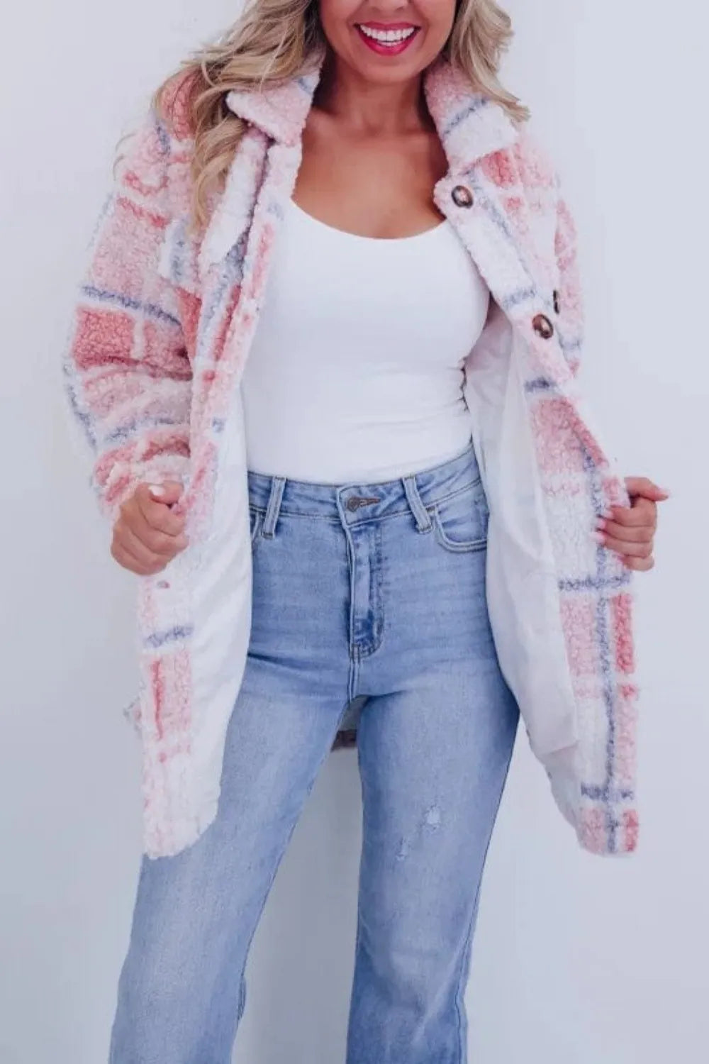 Warm Plaid Jacket
