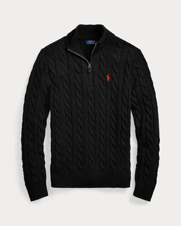 RIBBED KNIT COTTON SWEATER | RL POLO